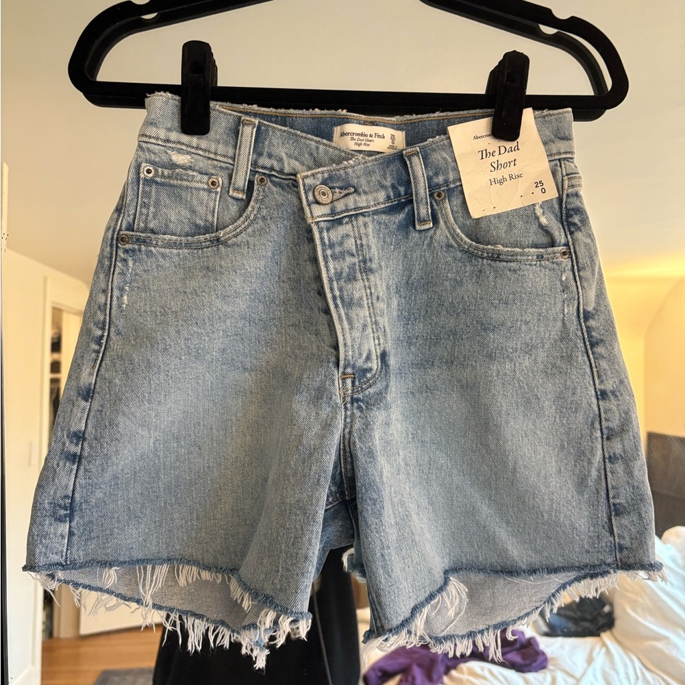 A&F High Rise Dad Short